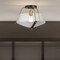 Nuvo Starlight 1-Light Semi Flush Mount, E26 60W, Matte Black, Clear Seeded 60/7683 - alternate 8